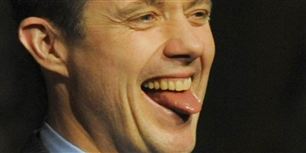 Frederik var i højt humør, da han holdt tale under en frokost i det australske parlament i Canberra.