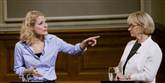 <span style='font-family: Arial; font-size: 15px; color: White;'>Her to meget populære og benhårde politiske ledere. Johanne Schmidt-Nielsen fra Enhedslisten og Dansk Folkepartis leder. De to er de to yderpoler i dansk politik.</span> <span style='font-family: Arial; font-weight: normal; font-size: 15px; color: #999999;'>Foto: EHRBAHN JACOB / POLFOTO</span>