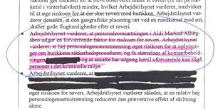 Arbejdstilsynet&nbsp;er bekymret for, at viden om den dårlige sikkerhed i Aldi hurtigt når kriminelle kredse. Det fremgår&nbsp;af rapporten fra et kontrolbesøg hos Aldi i Allingåbro.
