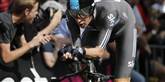 <span style='font-family: Arial; font-size: 15px; color: White;'>Den engelsk landevejs- og banecykelrytter Bradley Wiggings cykler for det britiske ProTour-hold Team Sky. Han tog tre medaljer under Sommer-OL 2004 i Athen.</span> <span style='font-family: Arial; font-weight: normal; font-size: 15px; color: #999999;'>Foto: AP Photo / POLFOTO</span>