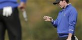 <span style='font-family: Arial; font-size: 15px; color: White;'>Rory McIlroy er en "jaget mand" i denne uge, lyder det fra amerikanske Jim Furyk, med henvisning til nordirerens suveræne dukseplads på verdensranglisten. Men Rorys svar er, at han i denne uge blot er en af spillerne på Europas hold.</span> <span style='font-family: Arial; font-weight: normal; font-size: 15px; color: #999999;'>Foto: Charlie Riedel / POLFOTO</span>