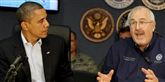 <span style='font-family: Arial; font-size: 15px; color: White;'>Barack Obama har advaret amerikanere langs Atlanterhavskysten om, at orkanen Sandy er meget alvorlig og kan forvolde stor skade.</span> <span style='font-family: Arial; font-weight: normal; font-size: 15px; color: #999999;'>Foto: AP Photo/Jacquelyn Martin / POLFOTO</span>