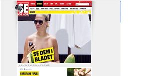 Se &amp; Hør har tidligere fået dom for at have vist Andrea Elisabeth Rudolph topløs.