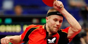 Bordtennisspilleren Michael Maze har fået battet under Remees smukke ekskæreste.