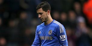 Michael Laudrups Swansea slog Chelsea ud med 0-0 efter at have vundet første kamp 2-0, og det blev stjernefløjen Eden Hazard frustrereret over.