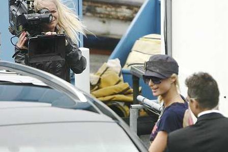 Paris Hilton: Et hurtigt blik var alt, hun gav