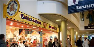 Butikskæden Build A Bear i Bruuns Galleri i Århus. De ansatte har ikke fået løn for februar.