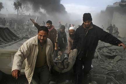 200 dræbt ved israelsk angreb