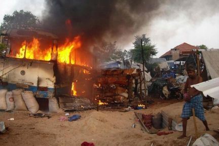 400 civile dræbt på Sri Lanka