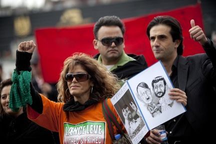 Stor Iran-demo på Rådhuspladsen