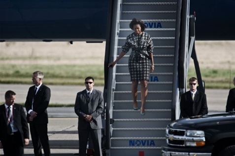 Småt med sjov for fru Obama