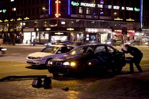 Vanvidskørsel skyld i ulykke på Rådhuspladsen