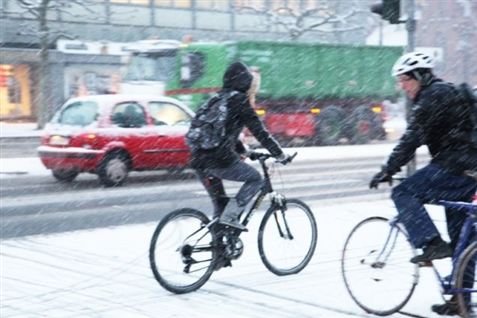 Hård frost og sne rammer Danmark igen-igen