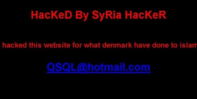 Vred muslim hacker cykelhjemmeside