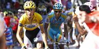 Sådan så han ud, mens det hele endnu var gult samt fryd og gammen. Nu er Andy Schleck smidt ud af Vueltaen for druk.