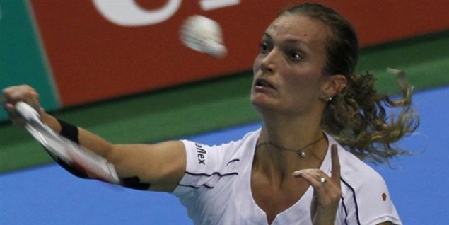Tine Baun i semifinalen i Japan