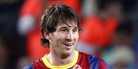Messi er tilfreds med 1-1.