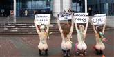 <span style='font-family: Arial; font-size: 15px; color: White;'>Protestorganisationen Femen blev til i 2008. De vil fortsætte kampen, indtil der er ligestilling mellem Ukraines mænd og kvinder.</span> <span style='font-family: Arial; font-weight: normal; font-size: 15px; color: #999999;'>Foto: GLEB GARANICH</span>