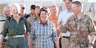 De danske soldater i Helmand-provinsen i Afghanistan har haft fint besøg de sidste par dage.