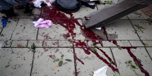 Se billederne af blod og bomber i Oslo