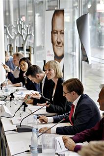 Politisk debatmøde på Københavns Universitet. Foto: Polfoto