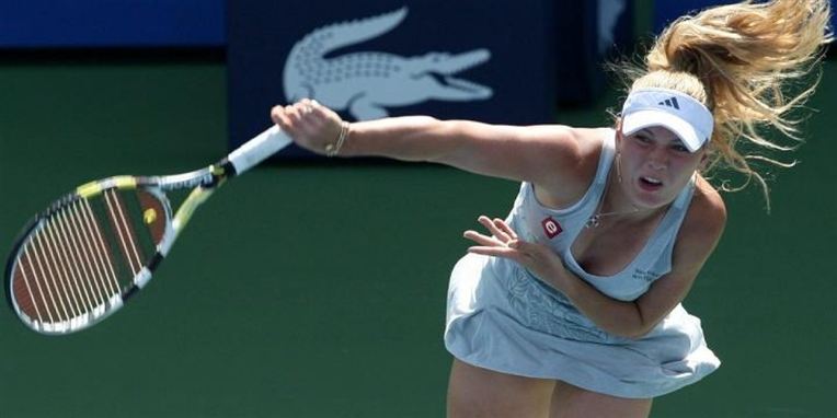 Danskeren vandt 6-2, 6-3 over den 18-årige franskmand Caroline Garcia.