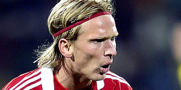 Christian Poulsen var blot 22 år gammel, da han debuterede på det danske landshold.