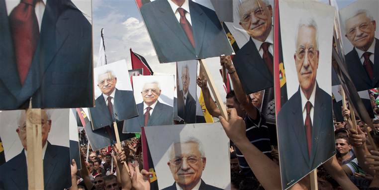 PLO-lederen Mahmoud Abbas anses for en helt blandt sine støtter i Palæstina.