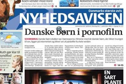 Nyhedsavisen, som forsiden ville have set ud på papiravisen. Nu fortsætter Avisen.dk.