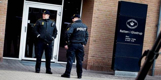 Retssagen om mulig terror mod Jyllands-Posten kører i Glostrup.