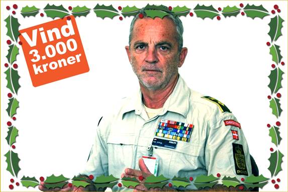 Kai Vittrup, 66 år, chefpolitiinspektør og leder af EUs politiindsats i Afghanistan, hvor han også tilbringer julen. Juledagene bliver almindelige arbejdsdage, men tyskerne i lejren har organiseret et juletræ, så lidt julestemning er der.