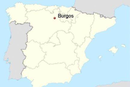 Burgos i det nordlige Spanien blev tidligt i morges ramt af terror.
 Foto: NordNordWest/GNU Free Documentation License