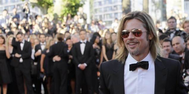 Brad Pitt er med i kampen om Den Gyldne Palme med sin seneste film 'Killing them softly'.