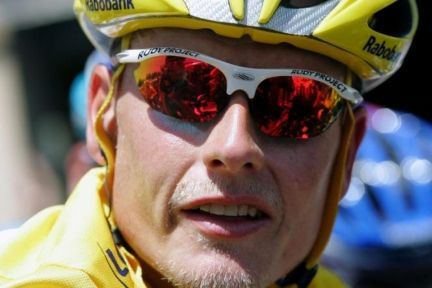 Michael Rasmussen har altid gjort det godt i bjergene.
 Foto: CHRISTOPHE ENA / POLFOTO