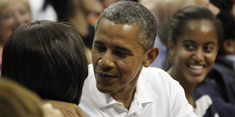 Underholdningsindustrien og Hollywood er hovedsageligt på Obamas side.