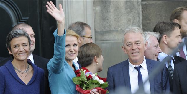 Helle Thorning-Schmidt siger farvel til multimedie-skatten.  POLFOTO