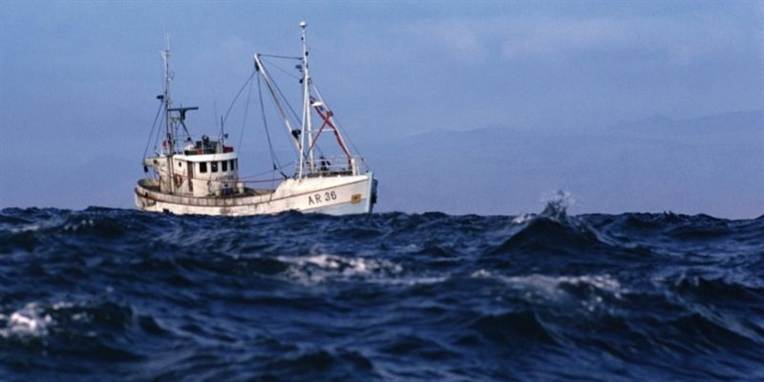 Der var ikke kun fisk i lasten på den bornholmske kutter Corsica. (modelbillede)