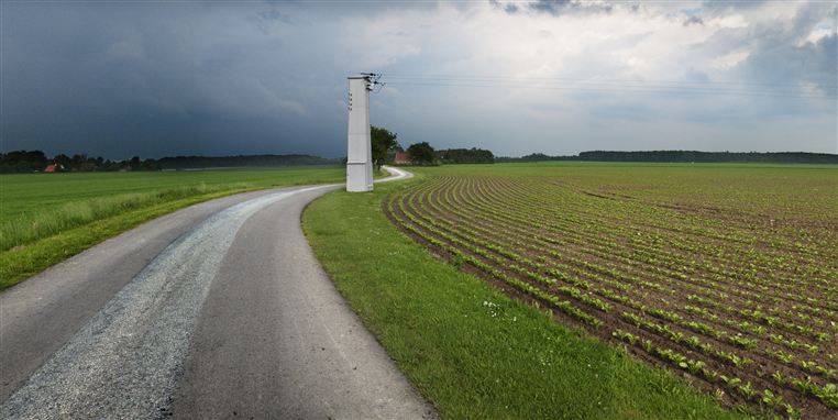 Der er langt mellem husene og mellem jobbene her på Lolland