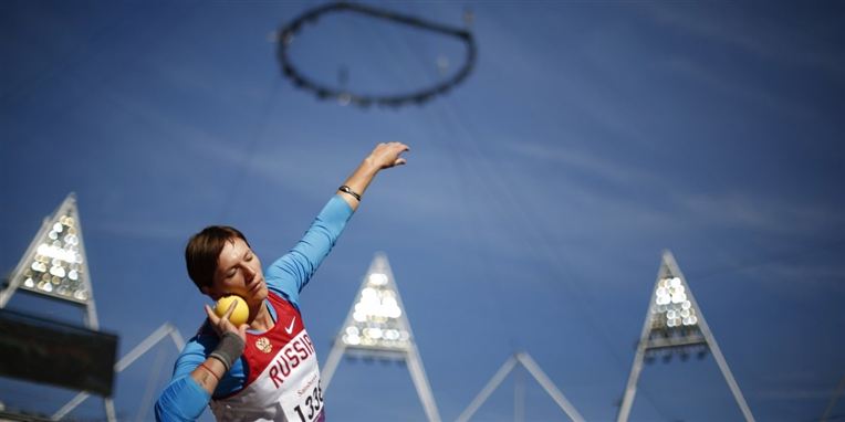 Danskerne får ikke flere medaljechancer til denne omgang af de Paralympiske Lege. Her ses kvindelig kuglestøder til en af dagens atletik-konkurrencer.