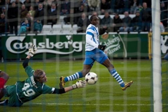 OB missede førstepaldsen i aftenens kamp mod FC Midtjylland.