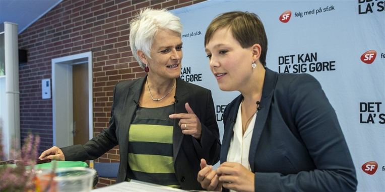 Annette Vilhelmsen har fundet en større støtte i SF's bagland end konkurrenten Astrid Krag.