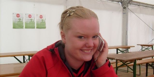 Den danske teenager, Stine Nielsen, fatter ikke selv, at hun nu kan kalde sig verdensmester.