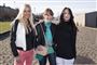 tre kvinder står udenfor på Islands Brygge