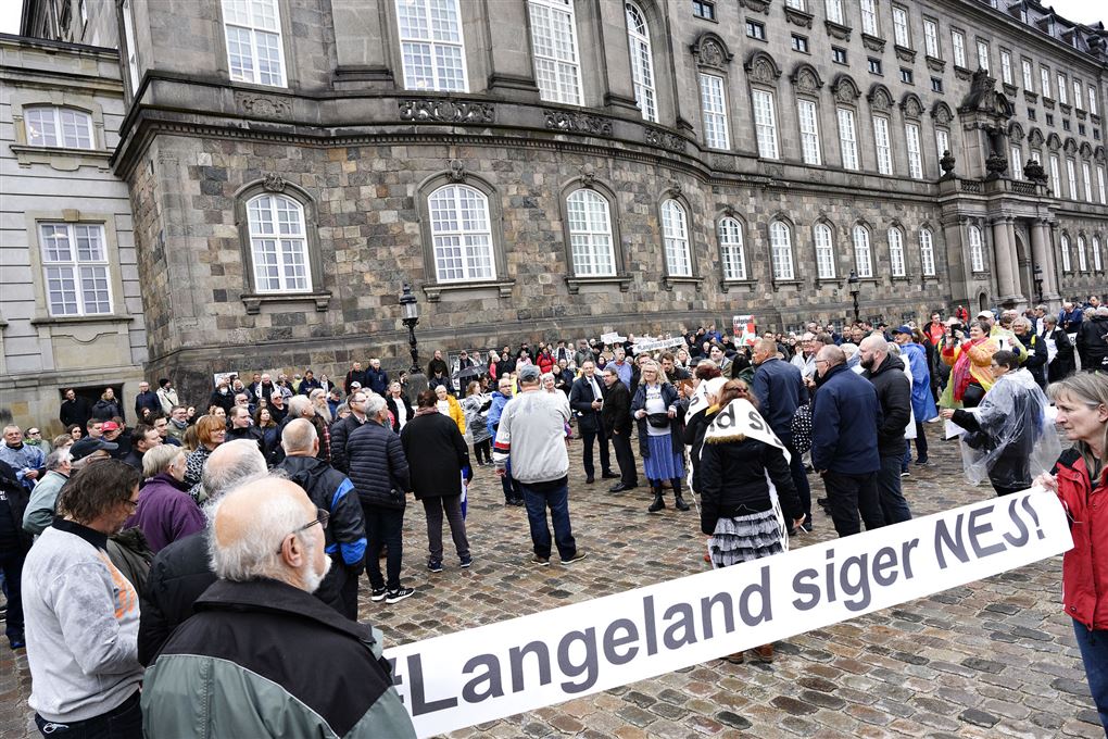 demonstration foran christiansborg