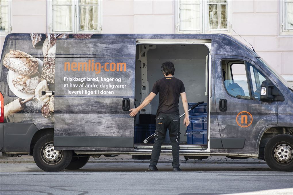 En Nemlig.com varevogn