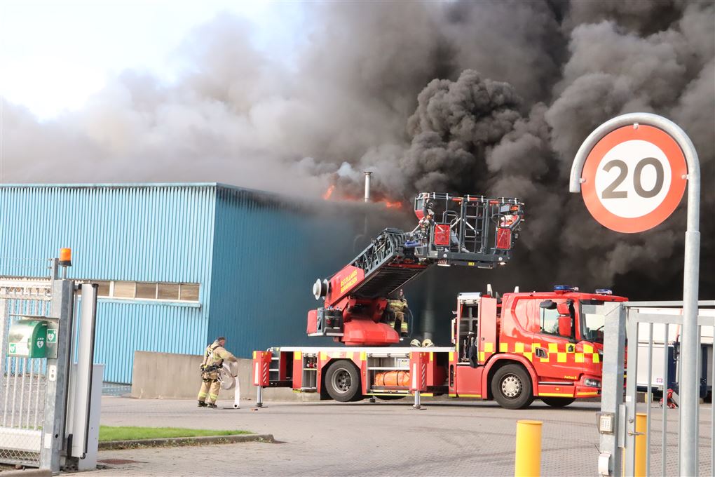  Højbjerg Maskinfabrik i brand