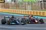 Formel 1 biler i aktion