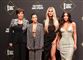 Kris Jenner med tre af døtrene Kourtney, Klohe og Kim Kardashian, 