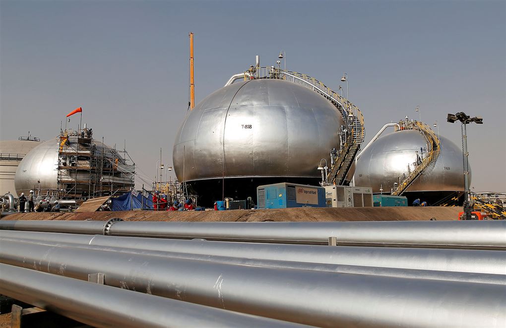 oliefacilitet i saudi arabien