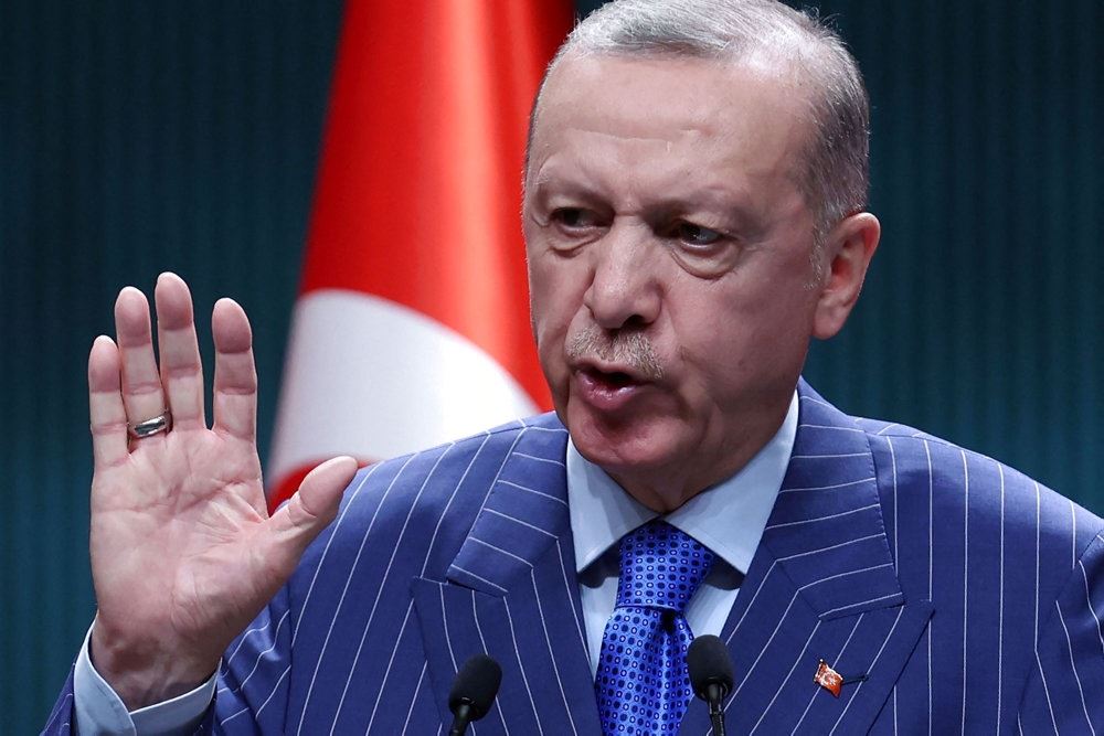 Tyrkiets præsident, Recep Tayyip Erdogan, 